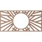 Ekena Millwork Hoover Wood Fretwork Pierced Ceiling Medallion, Wood (Paint Grade), 38"W x 19"H x 14 1/4"ID x 3/8"T CMWP38X19X0375HOMF - alternate 3
